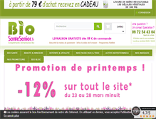 Tablet Screenshot of biosantesenior.fr